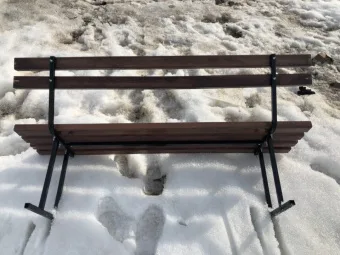 Скамейка СП со спинкой 1,5