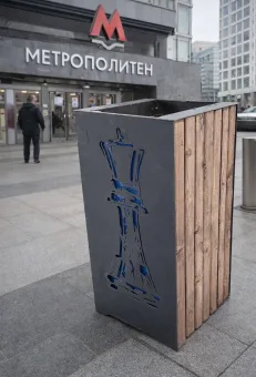 Урна уличная Вертикаль