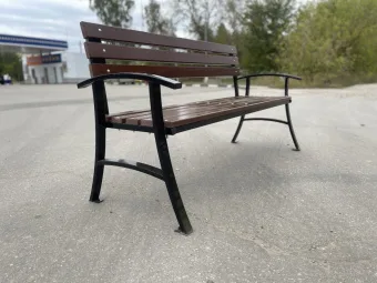 Скамейка Вояж со спинкой 1,5 м.
